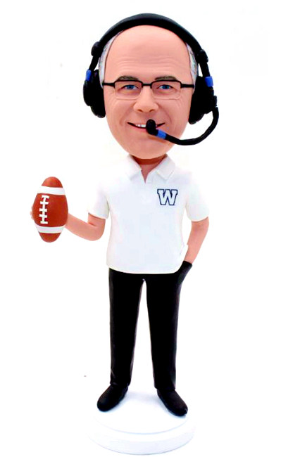 Custom cake topper for football coach birthday cake toppers